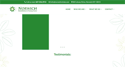 Desktop Screenshot of norwichrehab.com